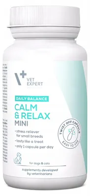Immagine prodotto di Integratore alimentare VETEXPERT Calm&Relax Mini per cani e gatti - 30 pz.