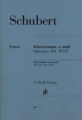 Produktbild von Klaviersonate a-moll op. post. 164 D 537