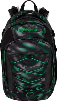 Produktbild von McNeill Schulrucksack Luca School Backpack Grid schwarz