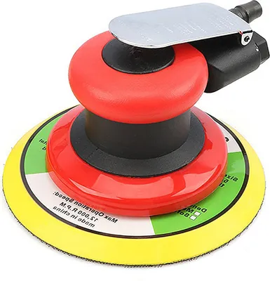 Image de 6'' Pneumatic Sander Pneumatic Polisher Air Sander Air Palm Orbital Sander Grinder Palm Sander Sanding Machine Tool