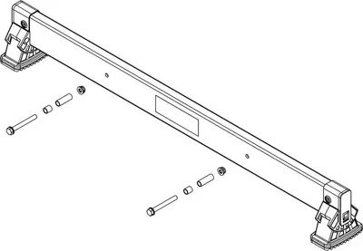 Produktbild von MUNK nivello®-Traverse Typ 093 / 395 / 58 GFK