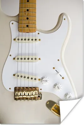 Produktbild von MuchoWow® Poster Querschnitt einer E-Gitarre 120x180 cm - Kunstposter