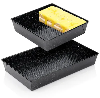 Zdjęcie produktu dla Vilde | Formy do pieczenia 2 szt. - 39,5x24 / 24x24 cm - Stal węglowa - Nieprzywierająca powłoka