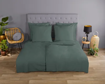 Zdjęcie produktu dla Muller Textiles 0270.48.08, Koc do nakrycia w zestawie, Poszewka na poduszkę dołączona