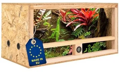 Zdjęcie produktu dla Terrarium drewniane OSB3 80X40X40 cm dla węży jaszczurek z wentylacją
