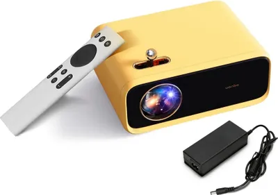 Obrázek produktu pro Wanbo Mini Projektor 480p, 200lm, 1x HDMI, 1x USB, 1x AV  s vestavěným reproduktorem
