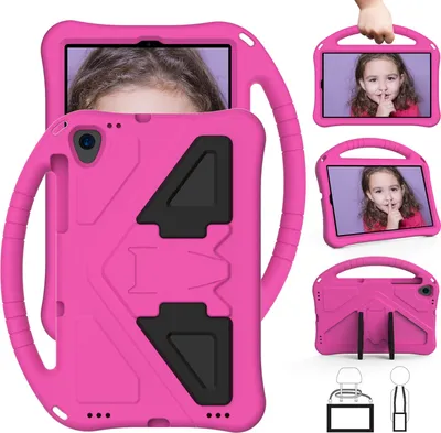 Obrázek produktu pro Dětské pouzdro pro Samsung Galaxy Tab A 10.1 2019 T510 T515, Eva Lightweight Shockproof Foldable Stand, Kids Grip Protective Case Pink