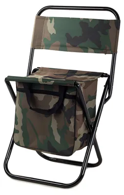 Obrázek produktu pro Verk 01661 Kempingová skládací židle s brašnou 2v1 maskáč