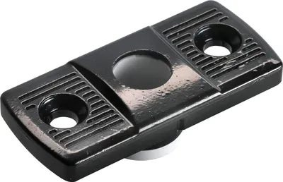 Produktbild von Stangenführung f. Alutüren A= 23 x 50 mm, schwarz beschichtet