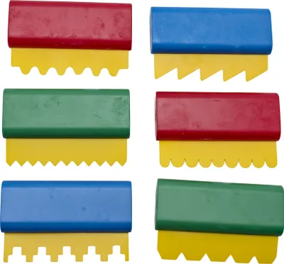 Produktbild von EDUPLAY 370059 Sand- und Malkämme 6er Set