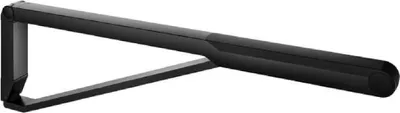 Produktbild von KEUCO AXESS Stützklappgriff WC 850 mm schwarz matt/schwarz