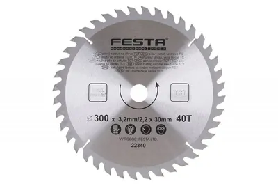 Produktbild von Kreissägeblatt für Holz TCT 300mm/3. 2/30/40
