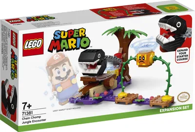 Produktbild von LEGO® 71381 LEGO® Super Mario 71381 Begegnung mit dem Kettenhund Erweiterung Bausatz