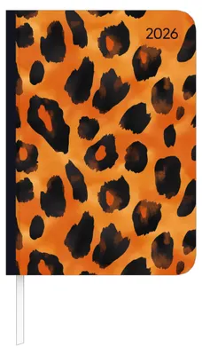 Produktbild von Alpha Edition - Lady Journal Animal Print 2026 - Taschenkalender A6 (10,7×15,2 cm) 192 Seiten, Habit-Tracker & Bucket List, stilvoller Terminplaner für Frauen & unterwegs, 4-sprachiges Kalendarium