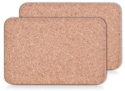 Productafbeelding van Set van 2 kurken onderzetters 30 x 20 cm