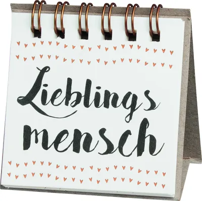Produktbild von Kleine Botschaften "Lieblingsmensch"