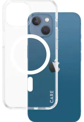 Produktbild von PanzerGlass CARE™ by ® Urban Combat Case Transparent m. Weiß MagSafe iPhone 14 | 13, Cover, Apple, Apple - iPhone 14, Apple - iPhone 13, Transparent