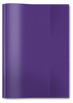 Produktbild von Heftschoner A5 PP transparent/violett Packung mit 25 Stück