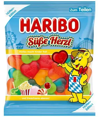 Produktbild von Haribo Süße Herzl 175g