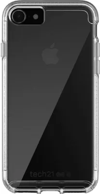 Image de Coque arrière Tech21 compatible avec l'iPhone 7, l'iPhone 8 et l'iPhone SE 2020 - Transparente