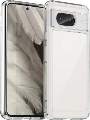 Immagine prodotto di Custodia per Google Pixel 8 trasparente, custodia protettiva in silicone TPU antiurto Trasparente