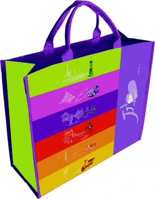 Produktbild von Shopper - Einkaufstasche - Strandtasche J´aime la France - Frankreich Tasche