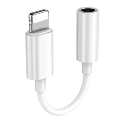Produktbild von 3,5mm Klinken Audioadapter für iPhone – Kompatibel mit iPhone 7 bis 14, Pro & Max – Klinke Adapter für Musik & Anrufe