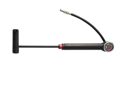Produktbild von Fahrradpumpe Minipumpe mit Manometer bis 8 bar Alu inkl. Halterung CRIVIT