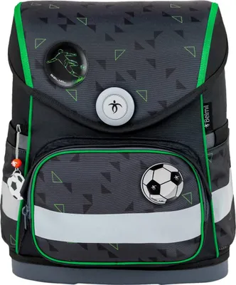 Produktbild von Belmil Schulranzen Set Striker X "Fußball" 1.Klasse Jungen Einschulung Grundschule Compact mit Patch 2026