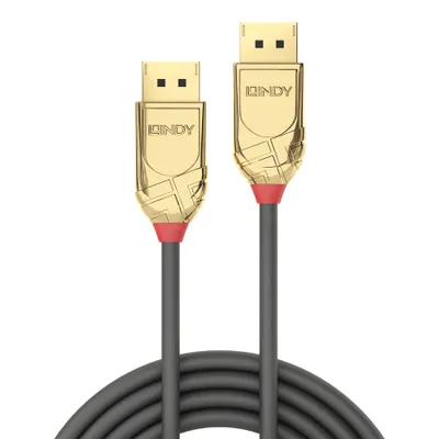 Produktbild von LINDY DisplayPort Kabel Gold Line 4K60Hz 5m