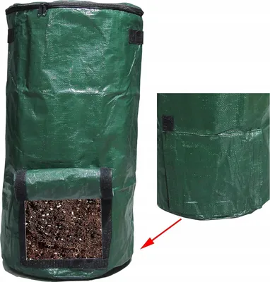 Productafbeelding van FORSAGE | Tuinzak, 45x80 cm, voor tuinafval, bladzak, zak voor tuinafval