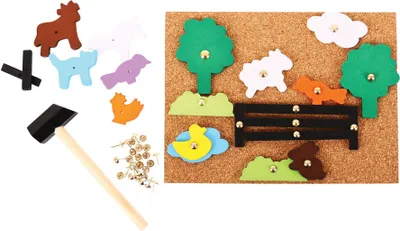 Obrázek produktu pro Bigjigs Farma Pin-a-Shape