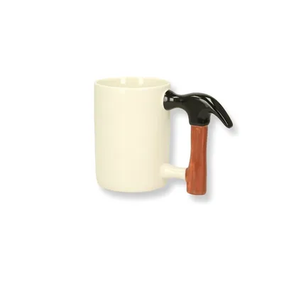 Produktbild von Tasse Becher Weiß PORZELLAN Kaffeetasse Kaffeebecher Teetasse Hammer 450 ml