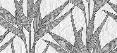 Produktbild von Tadessi Fototapete | Blumen | 6.00 m x 2.70 m | Grau | Weiß | Wandbild | Digitaldruck