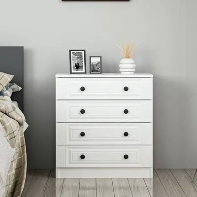 Obrázek produktu pro Skye Decor, Kale - 4927, Komoda, Weiß, 100% MELAMINBESCHICHTETE SPANPLATTEN, 72 x 42 x 77 cm