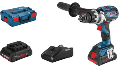 Image de Perceuse visseuse à percussion GSB 18V-110 C BOSCH 2 batt.4.0Ah + charg.GAL - 06019G030B