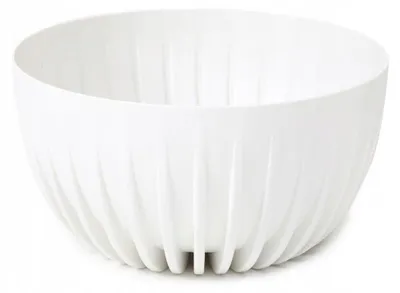 Obrázek produktu pro Květináč Stripped ECO recyklovatelný bílý 24xh14 cm
