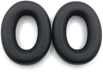 Image de Coussinets d'écouteurs noirs, souples et confortables
