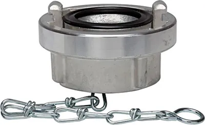 Produktbild von Riegler Storz-Blindkupplung, Kette, Alu, Storz-Größe 100, KA 115 mm