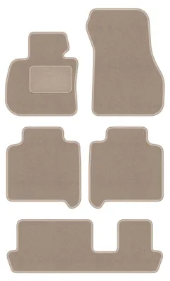 Productafbeelding van Velours automatten voor BMW 2 F46 2015-2022 – 5-delig, beige, op maat – Wielganizator LUX