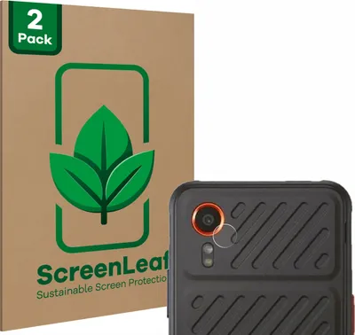 Produktbild von 2x ScreenLeaf Schutzfolie für Samsung Galaxy XCover 7 (NUR Kameraschutz) nachhaltiger Displayschutz Display Schutz Folie Klar Transparent