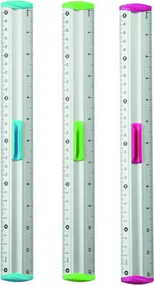 Zdjęcie produktu dla Keyroad Linijka aluminiowa 30 cm z uchwytem na ołówek