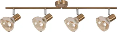 Produktbild von Rabalux 5550 Deckenstrahler 4 Spots Holly, E14, gold-orange, Modern