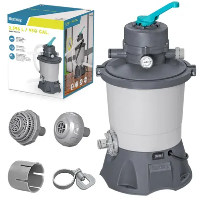 Zdjęcie produktu dla System filtracji piaskowej Bestway 3596 l/h – filtr basenowy z pompą piaskową 58515 32 mm