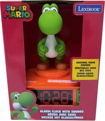 Image de Réveil avec veilleuse Yoshi en 3D