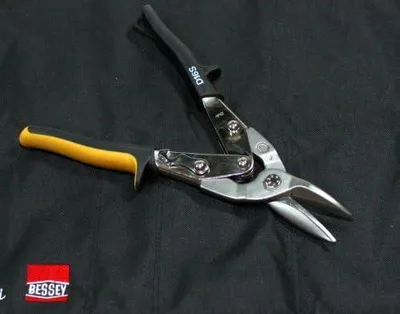 Produktbild von 3-teilige Bessey Blechscheren Set mit Figurenschere und Blechschere in Tasche