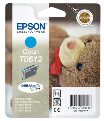 Produktbild von Tinte / T0612 / Blister / cyan / 250 Seiten