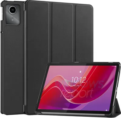 Produktbild von Schutzhülle für Lenovo Tab M11 11" (2024) Hülle TB-330FU TB-330XU Smart Cover Case Schutz Hülle Etui Tasche Standfunktion Wake Up & Sleep - Schwarz