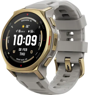 Immagine prodotto di Amazfit T-rex 3 Pro 3,35 cm (1.32") AMOLED 44 mm Digitale 466 x 466 Pixel Touch screen Oro Wi-Fi GPS (satellitare)
