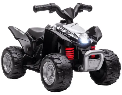 Productafbeelding van Elektrische quad, kinderquad, 2,8 km/u, LED-koplampen, voor 1,5-3 jaar, zwart, 65,5 x 38,5 x 43,5 cm